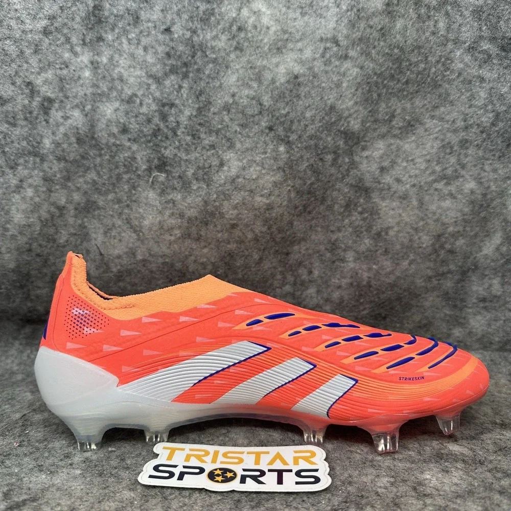 Adidas Predator Elite LL FG Soccer Cleats Mens Sz 5.5 Womens Sz 6.5 Coral Blaze